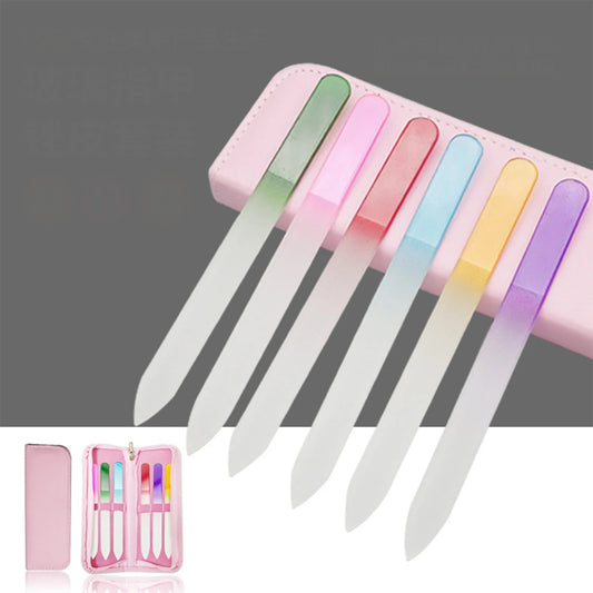 Nail Finishing Duo — glass file and buffer