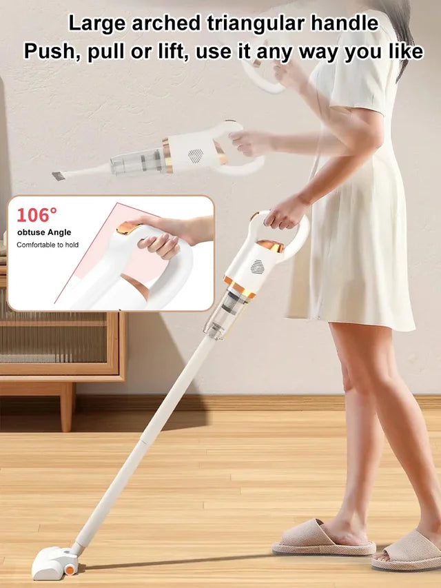 💥Offres spéciales d'été : Aspirateur sans fil à -49 % – Puissance d'aspiration de 6 000 Pa pour la maison et la voiture 